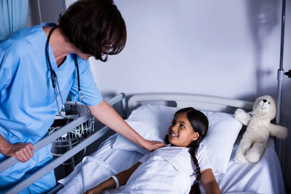 doctor interacting with patient
