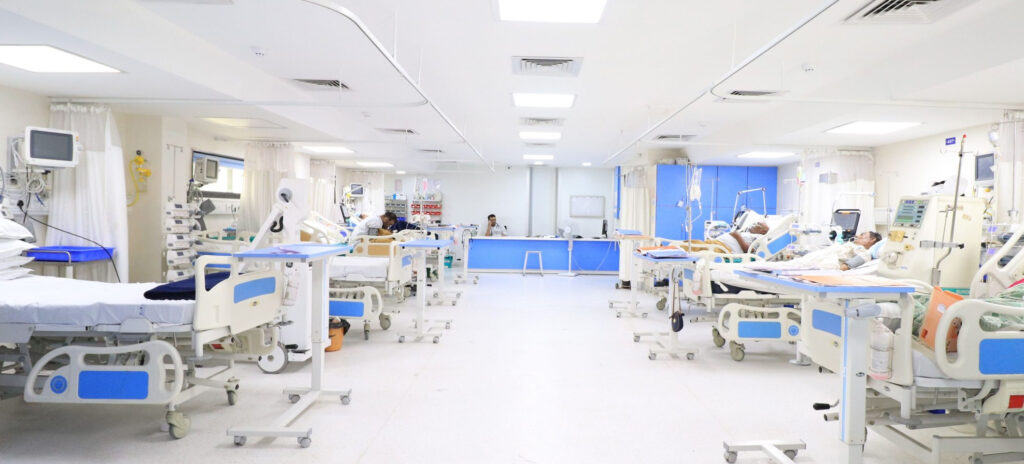Modern intensive care unit at Care Hospital providing advanced medical and best healthcare